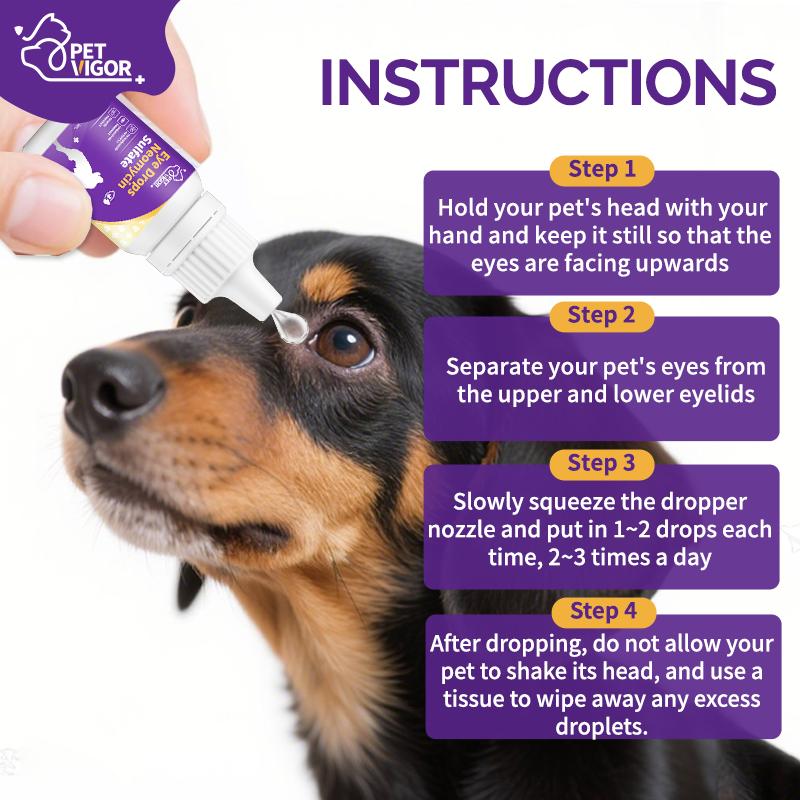 Pet Vigor Neomycin Sulfate Eye Drops for Cats and Dogs - 8 mL