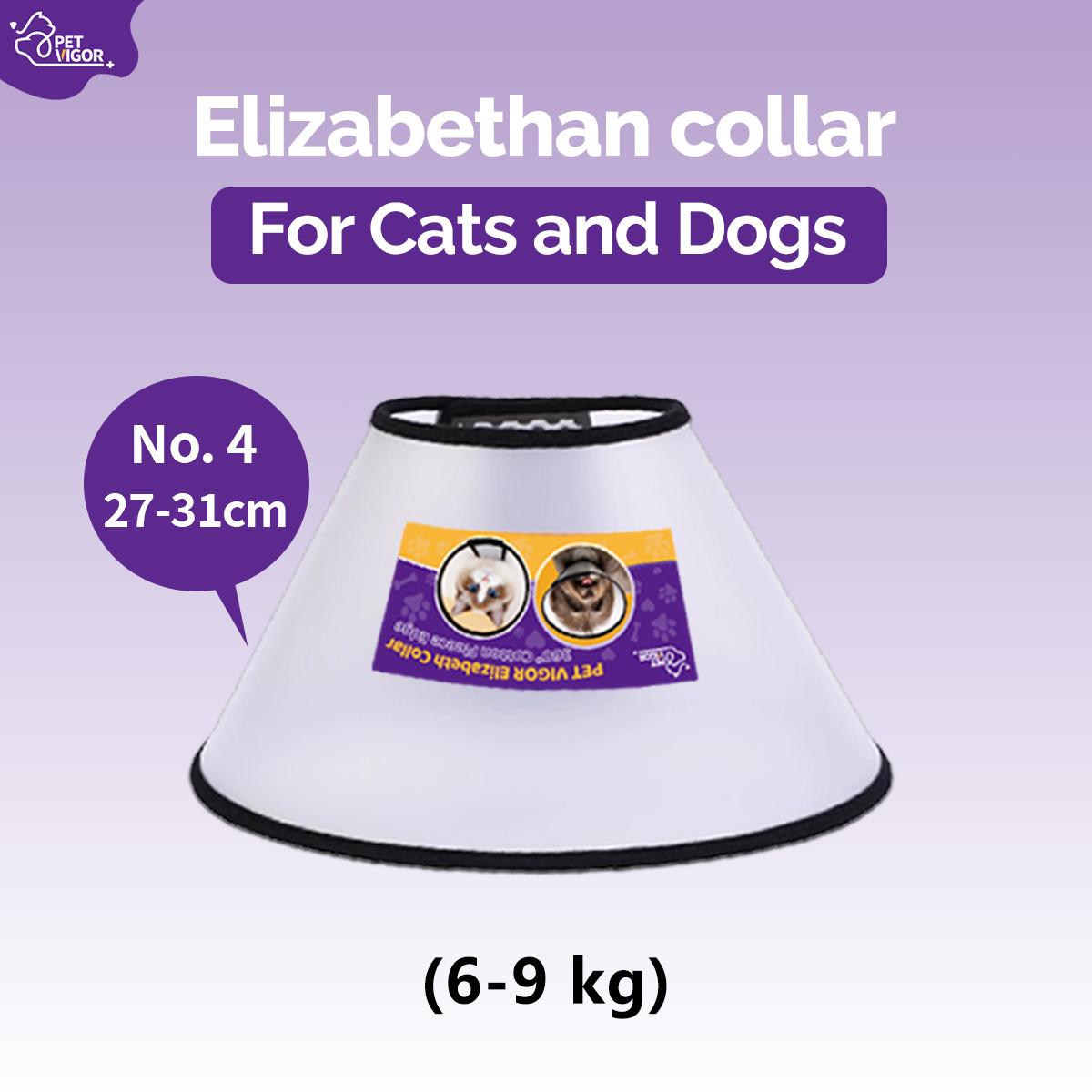 Pet Vigor Soft Adjustable Recovery Collar for Cats and Dogs