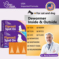 【Pet Vigor】Anti Flea and Tick For Dogs & Cats  Anti Flea and Tick Treatment Repellent Anti-Flea Anti-Itching Pets Fipronil & Natural Herbs Safe Deworming for All Breeds Dogs & Cats