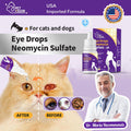 Pet Vigor Neomycin Sulfate Eye Drops for Cats and Dogs - 8 mL